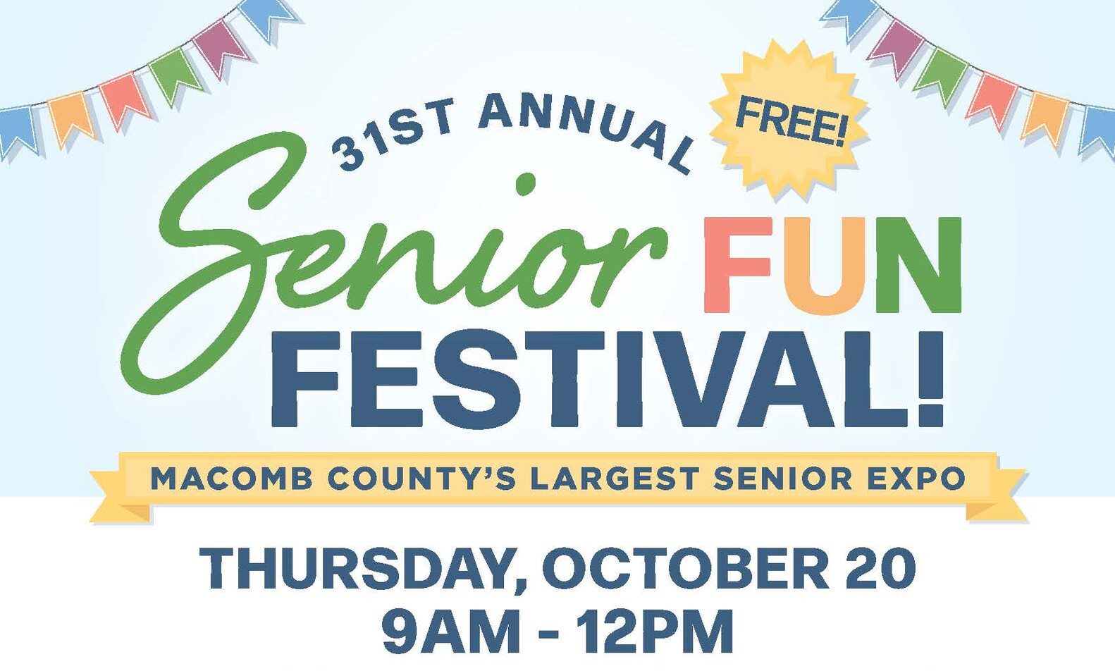 Macomb County Office of Senior Services "Senior Fun Festival" flyer
